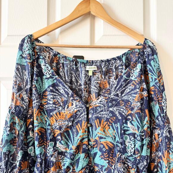 Anthropologie Celandine Boho Cover-Up Tunic Dress - Picture 5 of 12